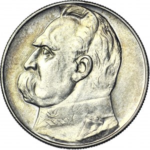 10 złotych 1935, Piłsudski, menniczy