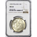 10 złotych 1939, Piłsudski, menniczy