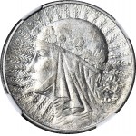 5 złotych 1932, Głowa, ZE ZNAKIEM, Warszawa, ładna