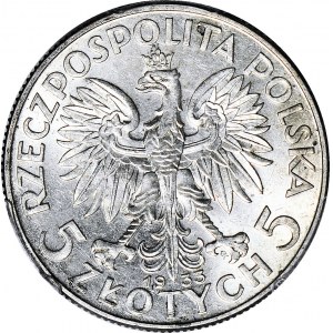 5 Gold 1933, Kopf, Münze