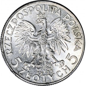 5 złotych 1933, Głowa, mennicze