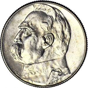 5 złotych 1934, Piłsudski, urzędowy, menniczy