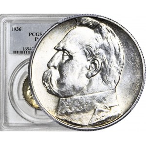 5 złotych 1936, Piłsudski, mennicze