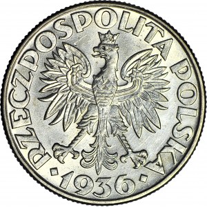 2 zlaté 1936, Plachetnice, mincovna