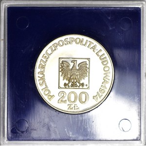 200 Złotych 1974, XXX LAT PRL, lustrzane