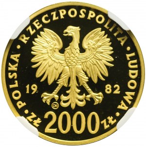 2000 złotych 1982, Jan Paweł II, Valcambi