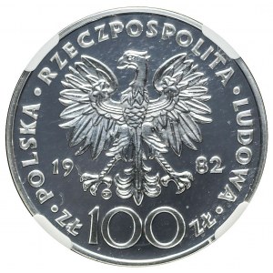 100 złotych 1982, Jan Paweł, stempel zwykły, wyśmienite