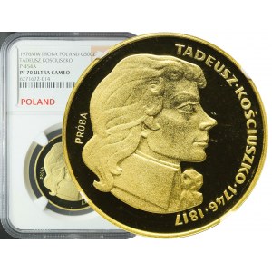 PRÓBA, 500 złotych Kościuszko, 1976, IDEAŁ