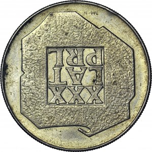 R-, 200 Złotych 1974, XXX LAT PRL, odwrotka 180 stopni