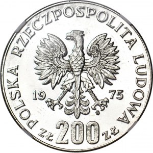 RR-, 200 złotych 1975, Faszyzm, stempel lustrzany