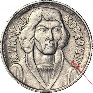 RR-, 10 złotych 1959 Kopernik, bez monogramu