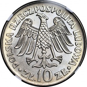 10 złotych 1964, Kazimierz Wielki, wklęsły, mennicze