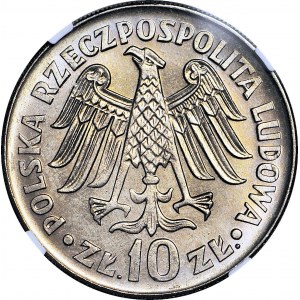 10 złotych 1964, Kazimierz Wielki, wypukły, mennicze