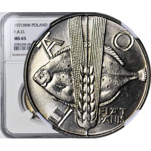 10 złotych 1971, FAO, mennicze