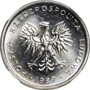 10 złotych 1987, nominał, menniczy, idealny