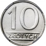 10 złotych 1987, nominał, menniczy, idealny