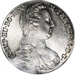 Rakousko, Thaler 1780, restrike, mincovna