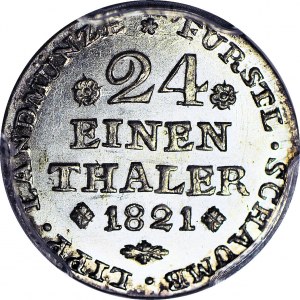 Niemcy, Schaumburg-Lippe, Jerzy Wilhelm, 1/24 Talara 1821