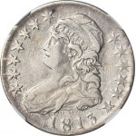 Stany Zjednoczone Ameryki (USA), 50 centów 1813, Filadelfia, typ Capped Bust, RZADKI