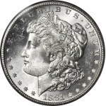 Stany Zjednoczone Ameryki (USA), 1 dolar 1881 S, San Francisco