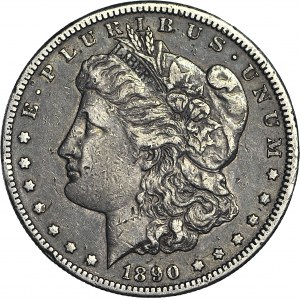 St. Z. Ameryki (USA), 1 dolar 1890 CC, Carson City, RZADKI