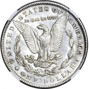 St. Z. Ameryki (USA), 1 dolar 1891 CC, Carson City, VAM-3 SPITTING EAGLE, RZADKI