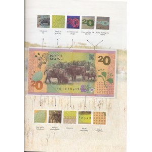 PWPW - Persons and Documents Special Edition nr 5 z banknotem 20 Polskie Żubry i znaczkiem 100. rocznica Odzyskania Niepodległości