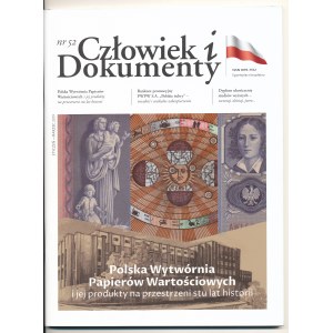 PWPW - Człowiek i Dokumenty nr 52 z banknotem 20 Polskie Żubry i znaczkiem promocyjnym