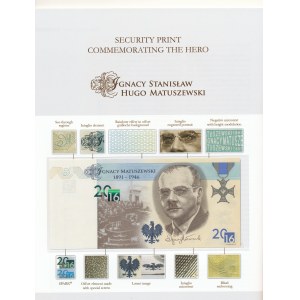 PWPW - Persons and Documents Special Edition nr 4 z banknotami: 64, Szachy i płk. Ignacy Matuszewski