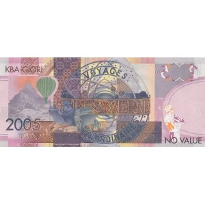 Szwajcaria, Banknot testowy KBA Giori, - Juliusz Verne 2005