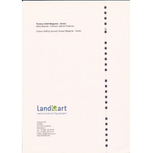 Szwajcaria i Holandia, Zestaw papierów ze znakami wodnymi