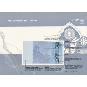 Niemcy, KURZ Modular Banknote Concept - STRAP Perfectionne, banknoty koncepcyjne