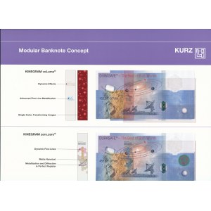 Niemcy, KURZ Modular Banknote Concept - Space Shuttle, banknoty koncepcyjne