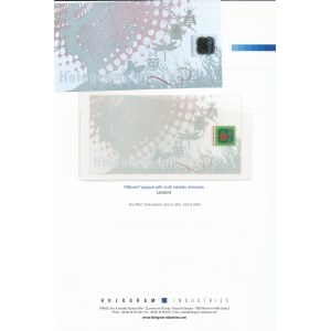 Francja, Banknoty koncepcyjne Hologram Industries