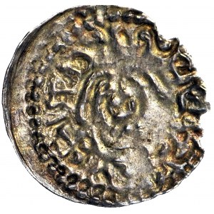 RRR-, Ladislaus Odonic 1207-1239, Denarius, Gniezno, St. Adalbert, ADLBERTVS+