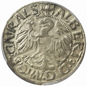RR-, Teutonic Order, Albrecht Hohenzollern, 1520 penny, Königsberg, very nice