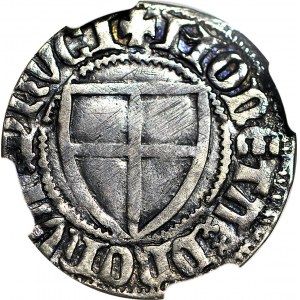 RR-, Teutonic Order, Konrad I Zöllner von Rotenstein 1382-1390, Shell, Torun