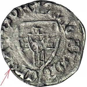 RR-, Teutonic Order, Michal Küchmeister von Sternberg 1414-1422, Shell, MICHEAEL