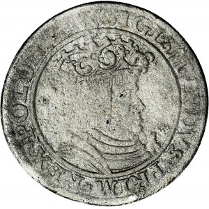 RRR-, Sigismund I. der Alte, Erster Polnischer Trojak 1528, Krakau, Kopf heraldisch links, T50mk, R7