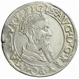 Sigismund II. Augustus, Vierfacher 1566 Vilnius, L / LIT