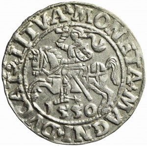 Sigismund II. Augustus, Halbpfennig 1550 Wilna, LI / LITVA