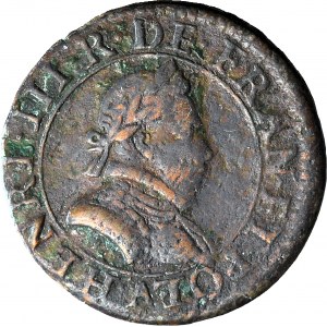 Valois, König von Polen, Doppelturnus (Doppeldenar) 1584 A, Paris, schön