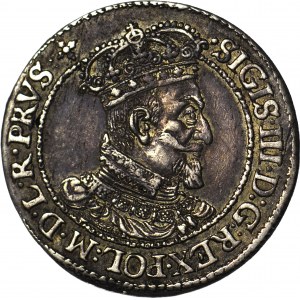 R-, Sigismund III Vasa, Ort 1618, Gdansk, cross, S-B by the lions paws, beautiful