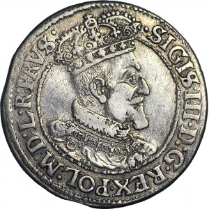 R-, Sigismund III Vasa, Ort 1620, Danzig, seltener Jahrgang