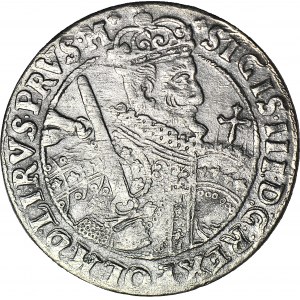 RR-, Sigismund III Vasa, Ort 1623, Bydgoszcz, STARS as punctuation marks