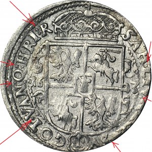 RR-, Sigismund III Vasa, Ort 1623, Bydgoszcz, STARS as punctuation marks