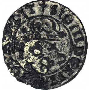 RR-, Sigismund III Vasa, 1588 Shelrogue, period forgery in Olkuska type