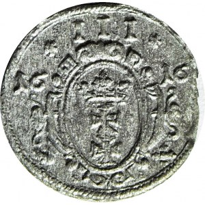 RR-, Sigismund III Vasa, Ternar Gdansk 1616, R5, very rare