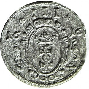 RR-, Zygmunt III Waza, Ternar Gdańsk 1616, R5, b. rzadki