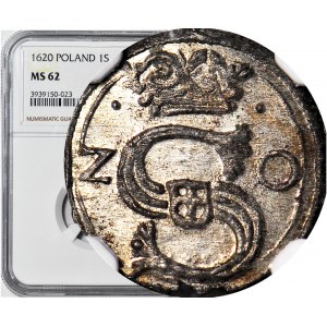 RR-, Sigismund III Vasa, Ternar 1620, Münze, R5